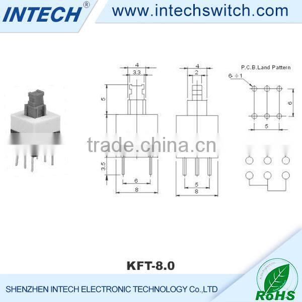 DC 30V 0.5A push buttom