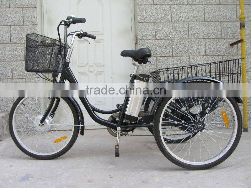 BA-TC24 36v 250w electric tricycle with CE certificate Lithium battery 24 inch