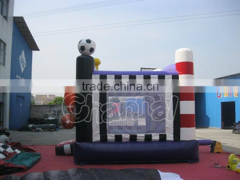 Wholesale inflatable sport jumping bouncer for Kids, inflatable basketball bouncer house for sale