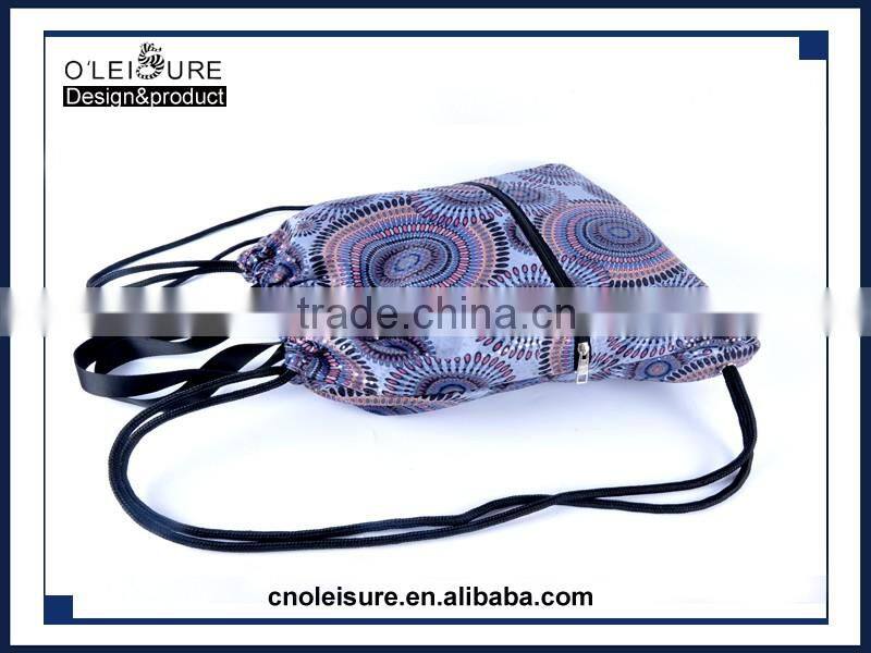 Liberty Bags Large Drawstring Backpack Sport Bag GYM bag for 2015