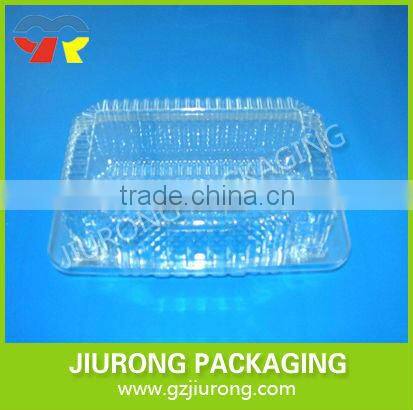 disposable plastic food grade transparent deli container clear plastic food disposable container