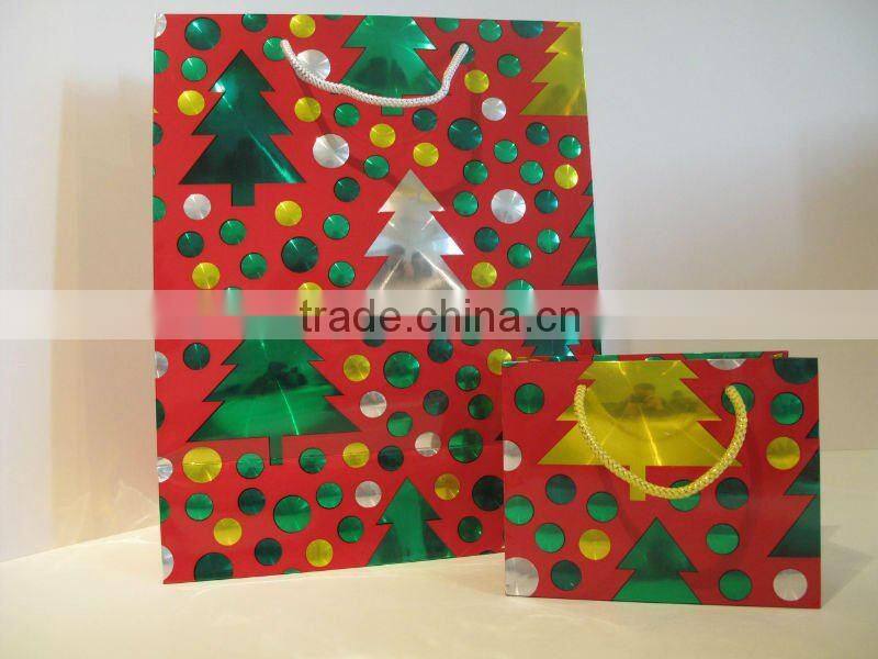 2012 PET Multi-lens Film Christmas Gift Bag