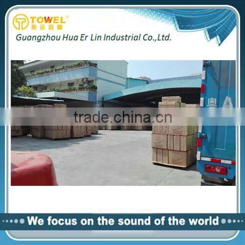 Hot sell 2.0 professional audio active stage speaker with light speaker portable