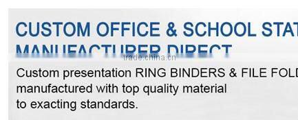 customized paper file folder, printed file folder,fc size paper file folder