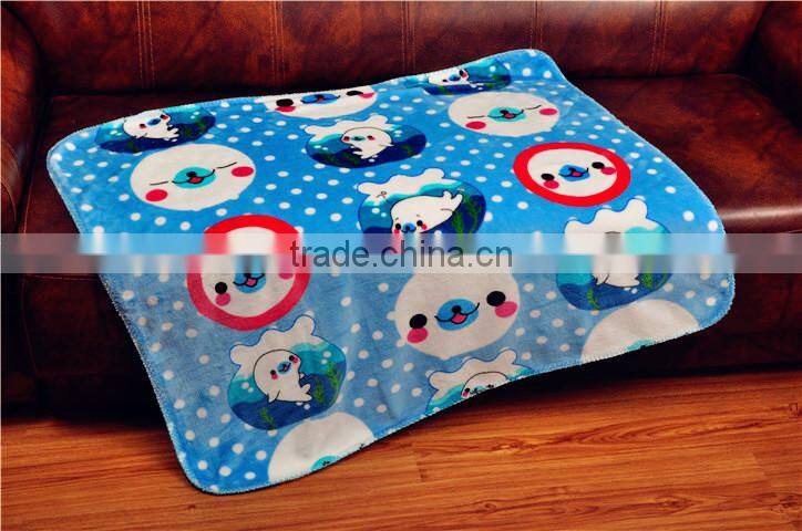 baby blanket Cartoon printed fleece blanket blanket baby