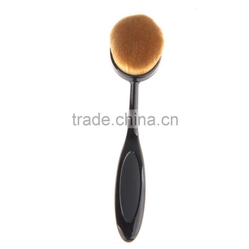 2016 New Professional 10 Pcs Soft Oval Toothbrush Makeup Brush Sets Foundation Brushes Contour Powder Blush Concealer Brush
