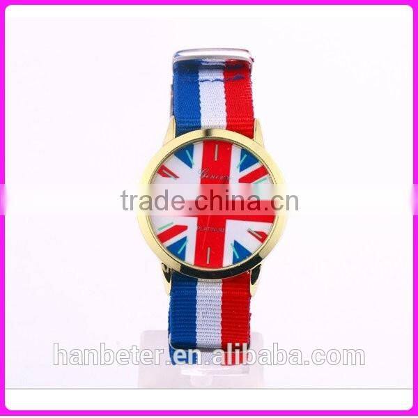 2016 brazil olympic games canvas promotion America flag watch with low price