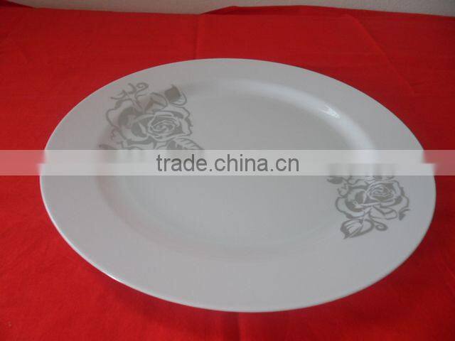 Disposable plastic side plate