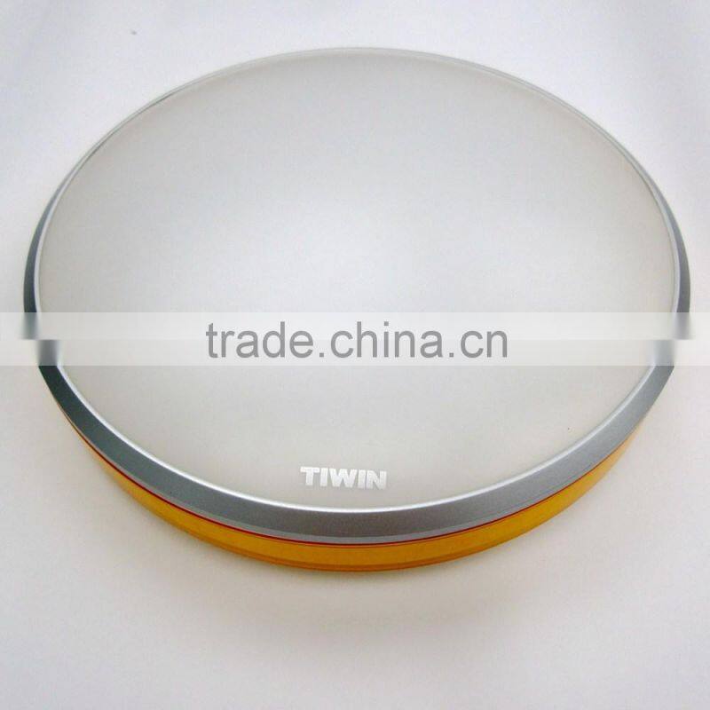 TIWIN 2015 High quality Energy Saving Red 15w 4000k Natural white Plastic bedroom Round led ceiling lamp