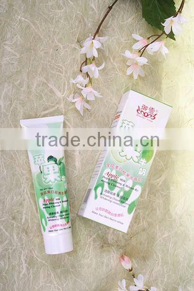 Apple milk whitening facial cleanser