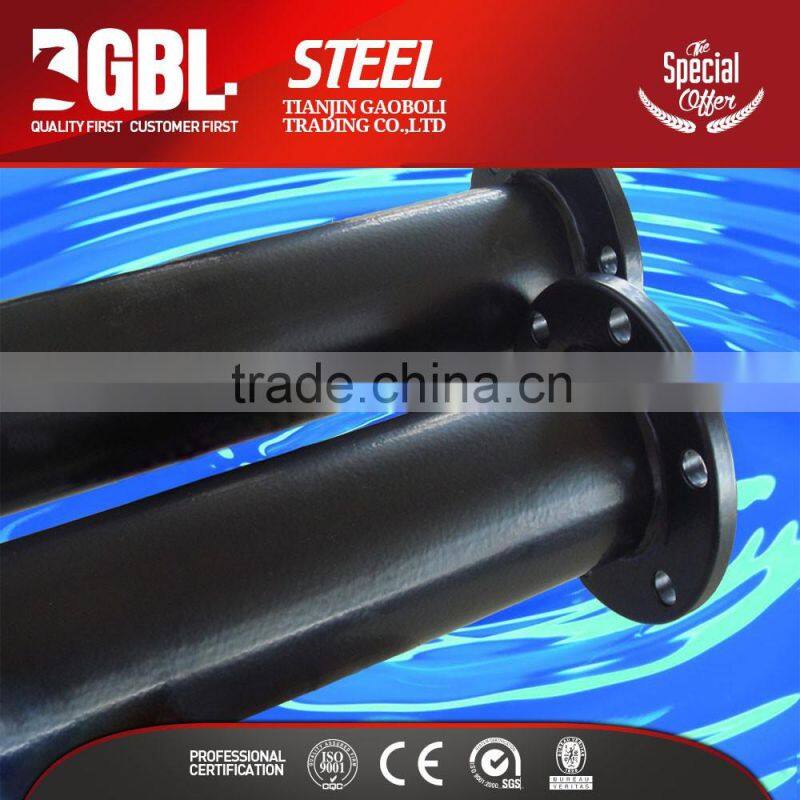 cheap steel tube coated black plastic