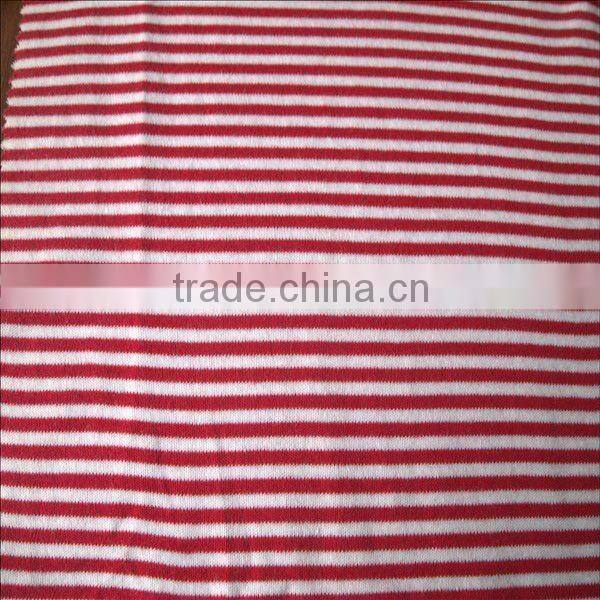 Fabric Knitting Yarn Dyed Cotton Drop Needle Rib Knit Textile Fabric