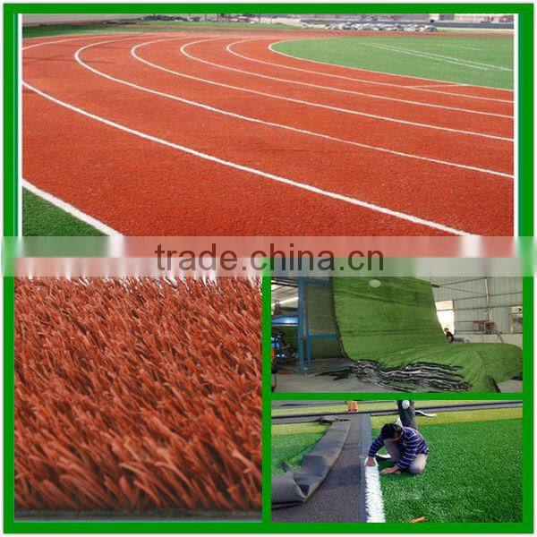Green Running track grass for mdf flooring