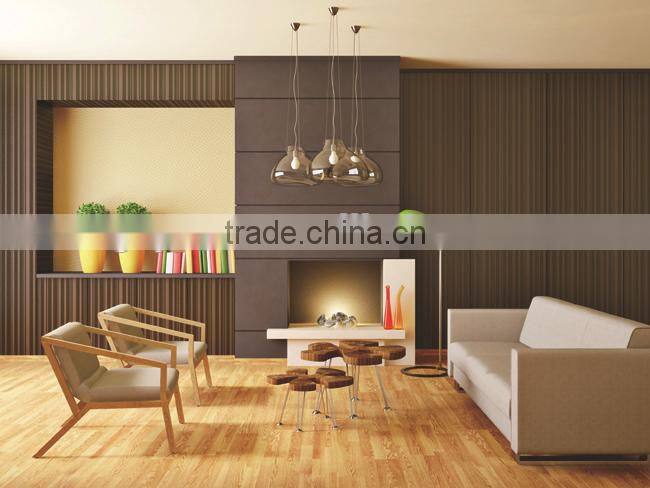 Indoor Wood Grain Click Planks rubber Flooring