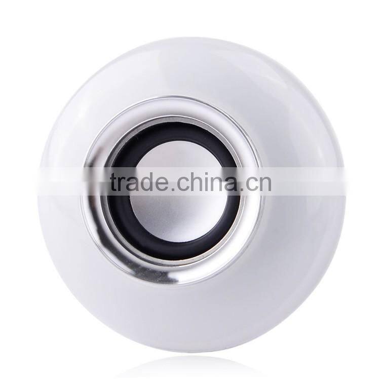 Portable wireless blurtooth LED light muisc blub stereo with ajustable brightness