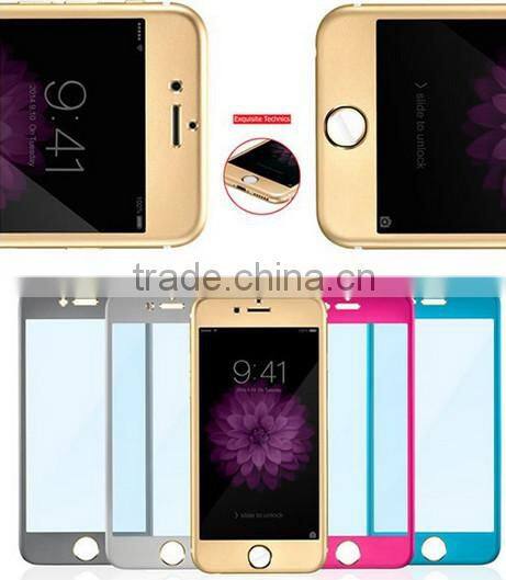 Electroplating Mirror Tempered Glass Screen Protector For iphone and samsung