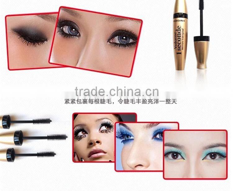YANQINA Eyelash Extension Mascara Silicone Brush Curving Lengthening Waterproof Makeup 3D Mascara