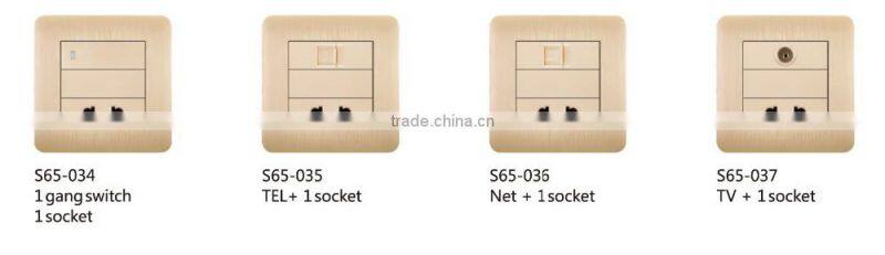 voice control switch with fire protection and energy saving