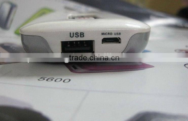 2014 New 4000mah Rubber finishing portable power bank