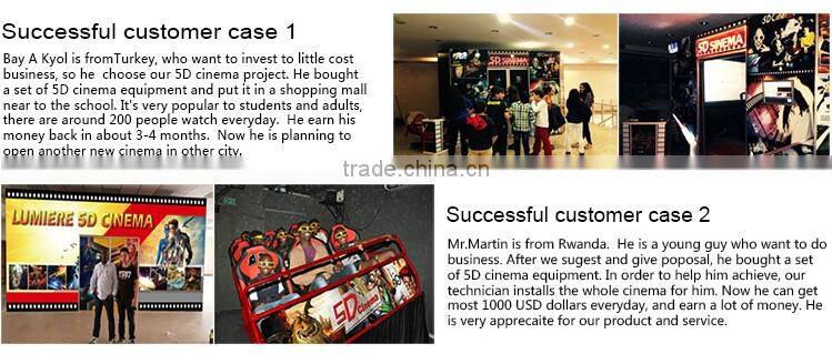 Great Experience with Special effects 5d simulation ride 5d projector cinema