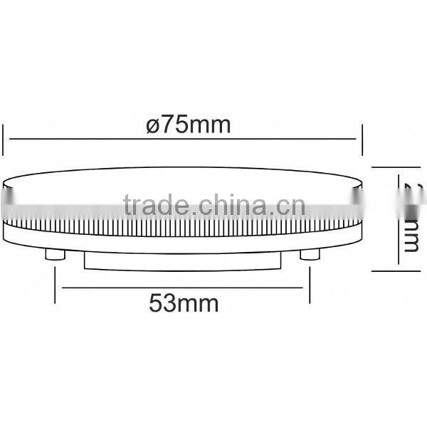 High quality led gx53 lamp 7w 600lm glass 2 years warranty 80Ra gx53 socket Under Cabinet Lights