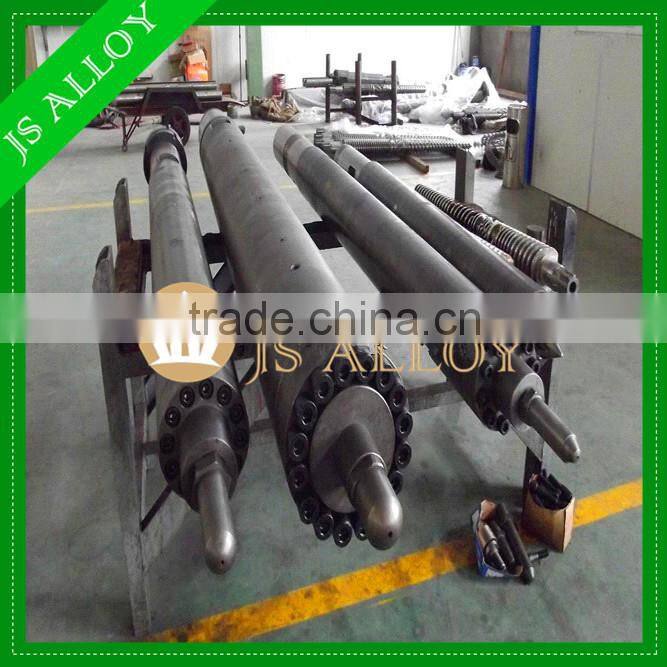 Plastic shoes injection machine single screw and cylinder for plastic machine