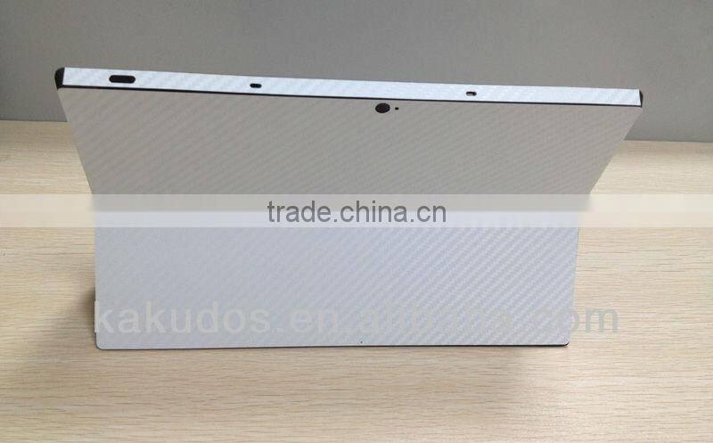 Wholesale Full Body Carbon Fiber Vinyl Wrap Skin cover for Surface RT laptop