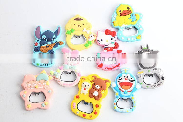 Promotional PVC Beer Bottle Keychain, Cheap Bulk Cola Bottle Opener