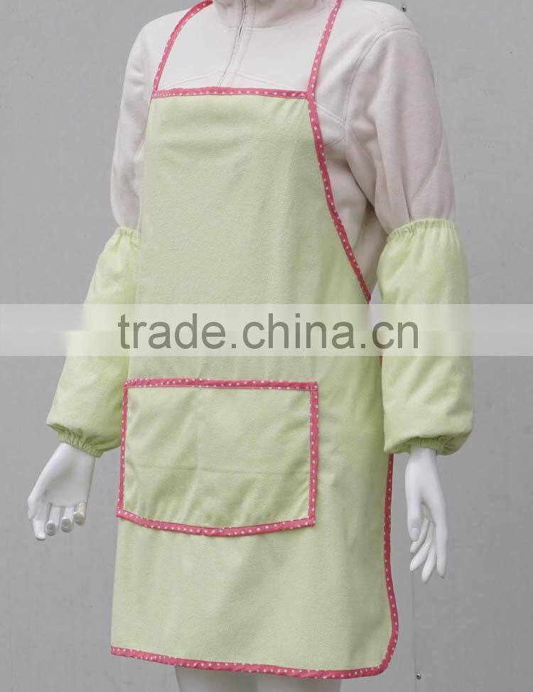 Real Picture China Custom Plain 100% Cotton Terry Waterproof Kitchen Apron