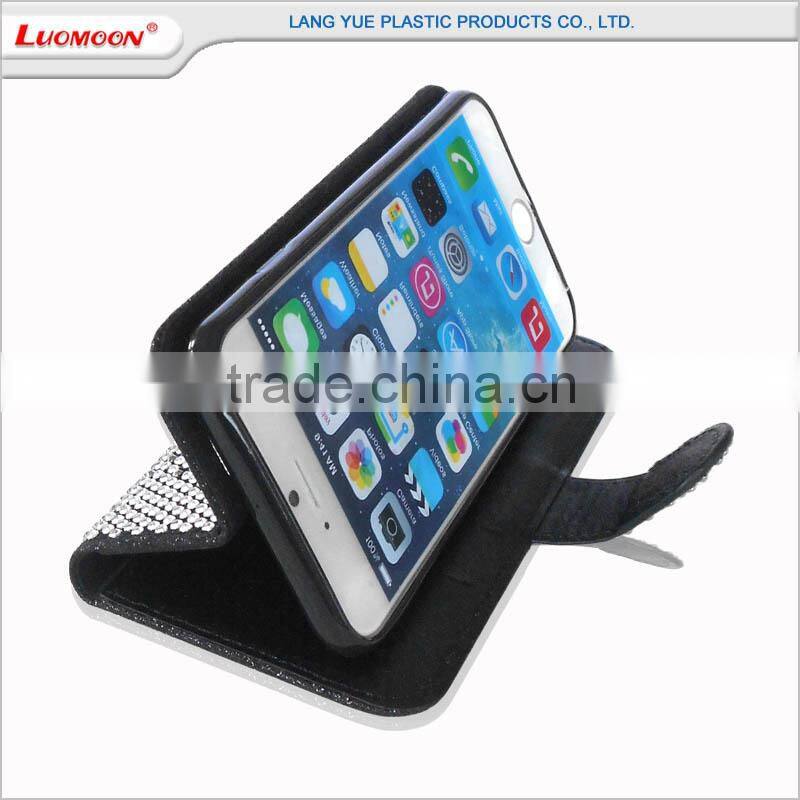 Two mobile phone PU cell phone case for android 5 inch leather case