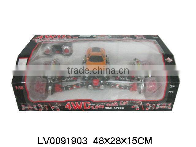cartoon mouse shape 4CH rc stunt car 360 with light&music