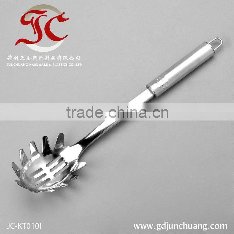 Whole stainless steel heat resistant spaghetti spoon server