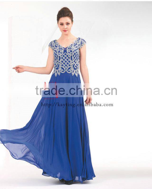 2014 new arrival night gown evening prom dress party dress spanish style evening dress