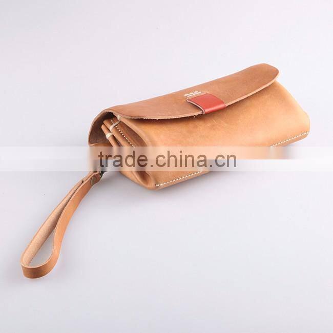 5288-Hot sale luxury vegetable leather women clutch popular design for 2016