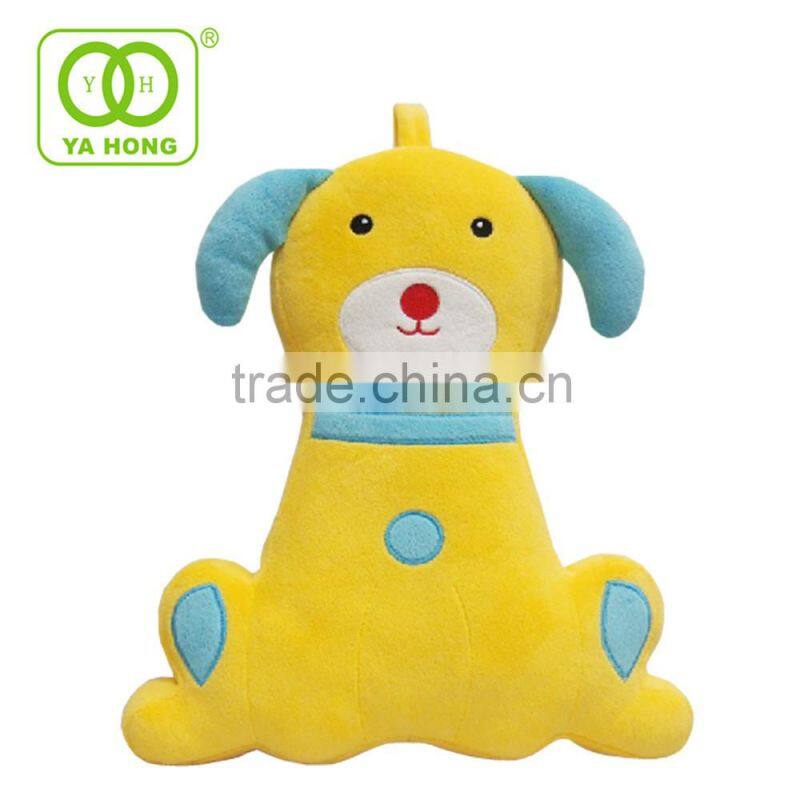 China custom plush flower shape pillow with tiger pattern