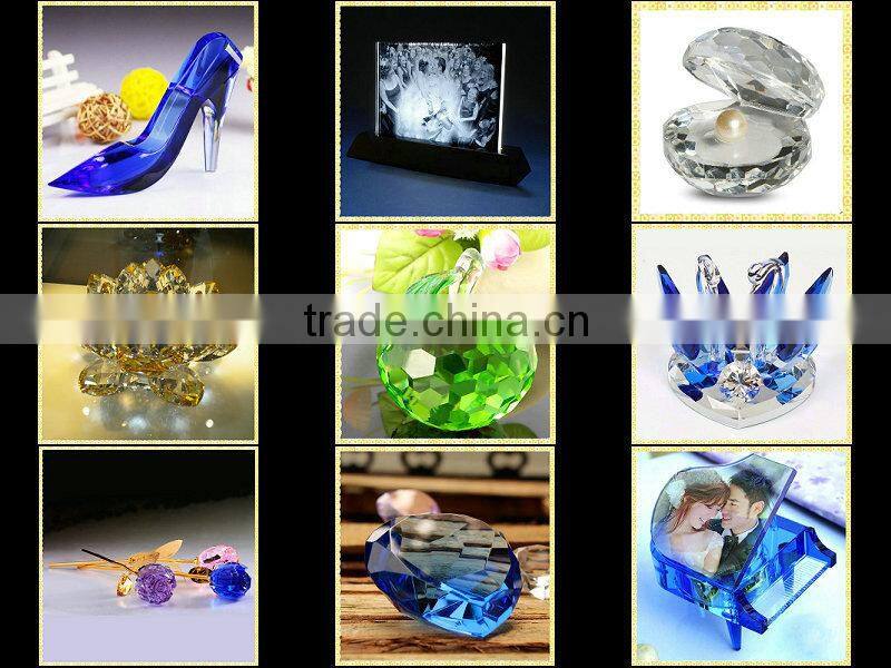 Personalized 3D Laser Crystal Gifts With Engraved Ganesh For Guest Souvenirs