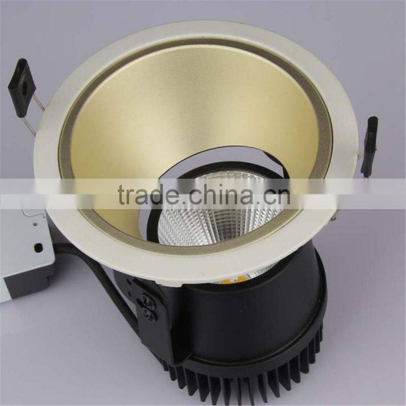 CE and ROHS Certified 9W COB Recessed LED Wall Washer Down Light with Adjustable Beam angle