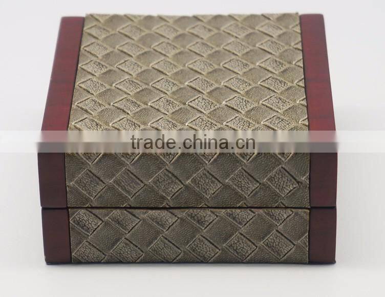 Luxury high quality wooden jewelry box with logo printed