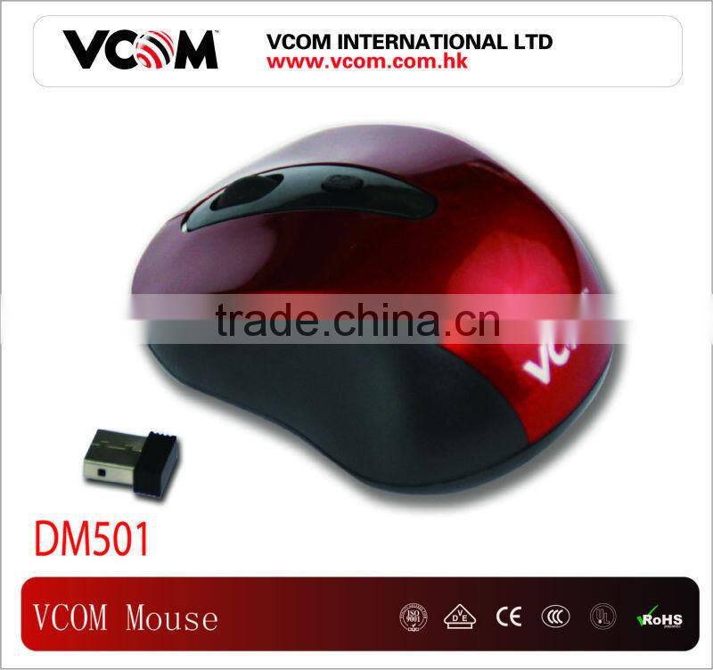 VCOM Different Shapes Wireless Scroll Wheel USB Mini Mouse