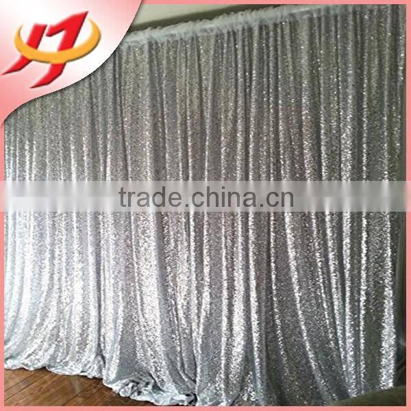 Sparkly Glamorous Silver Sequin Backdrop Background For Wedding/Birthday Evening Party Decoration