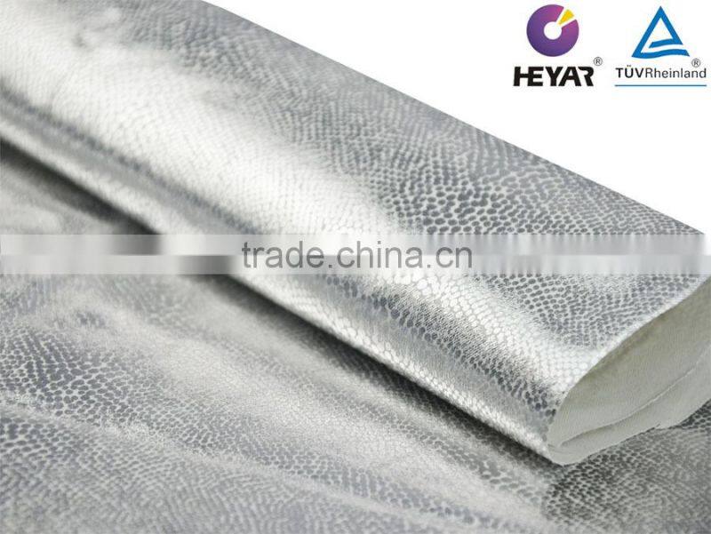 Foil Print Shimmer Dot Design Fabric for Dress Pants