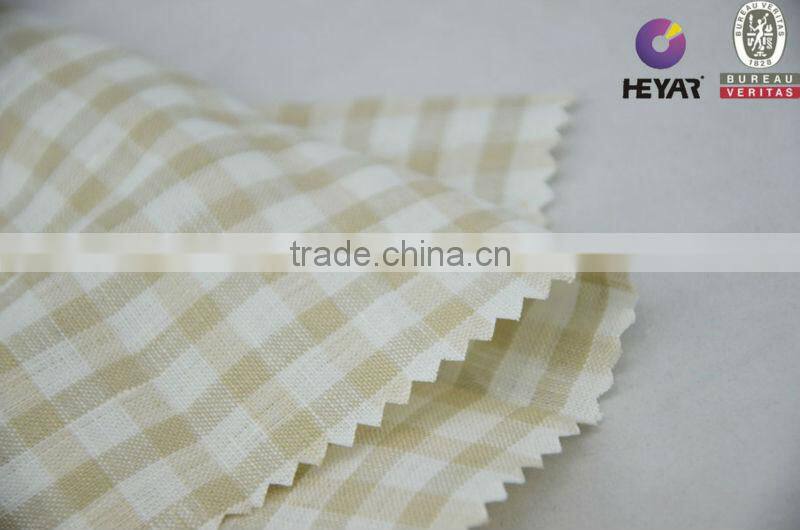 Linen Plaid Fabric