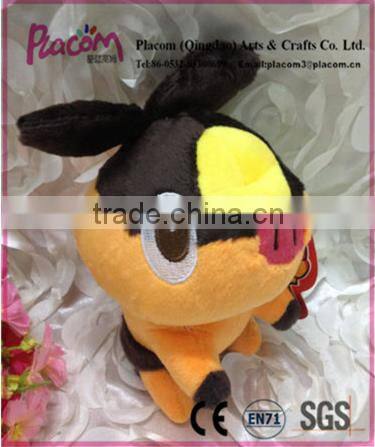 High-quality Cute Cheap Soft Stuffed Pokemon Doll Plush Tepig Animal Toy for Wholesale