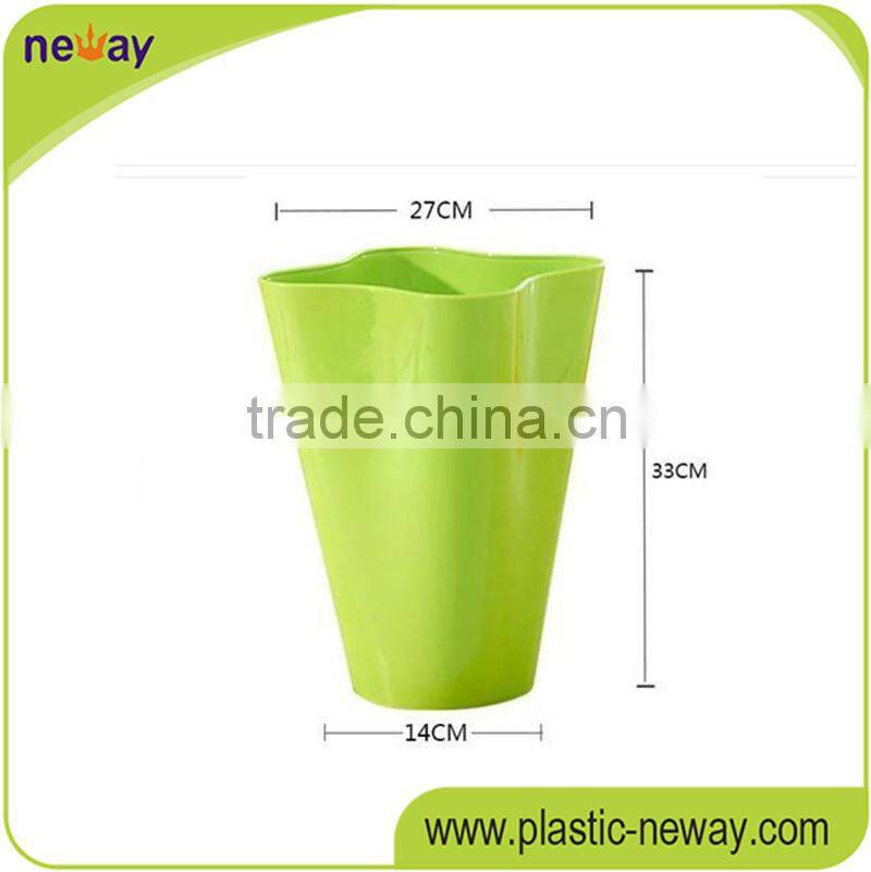 Thick open top PP Eco-Friendly 10L novelty design mini trash can for kitchen