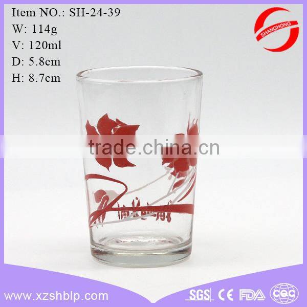 wholesale decorative Glass Water Bottle Glass Cup