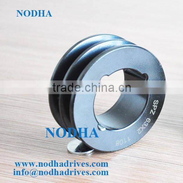 V belt sheave with bushing