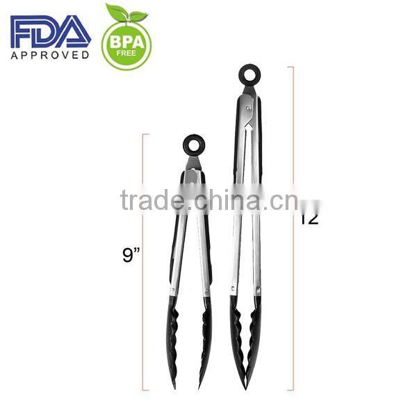 FDA Standard Food Silicone Tongs, Best Silicone Cooking Tong