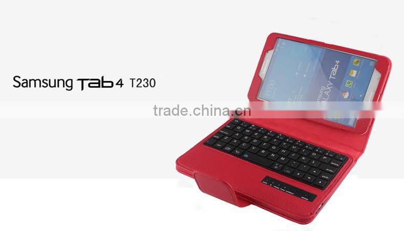 Removable Wireless Bluetooth Keyboard Case for Samsung TAB4 7.0inch T230-SA05