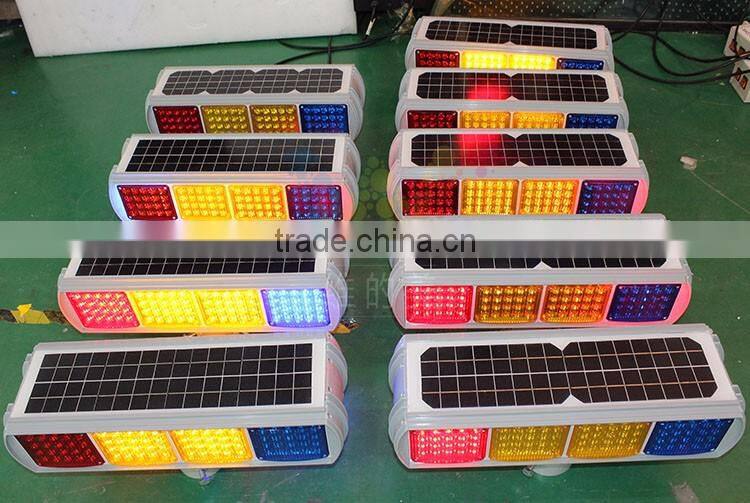 All-in-one Solar Powered Traffic Road Safety Flashing Warning Light on Sale