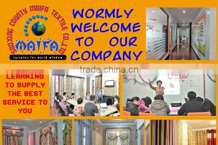 2016 Hot Sale More Color Available Stripe Voile Ready Made Crushed Fabric Sheer Curtain